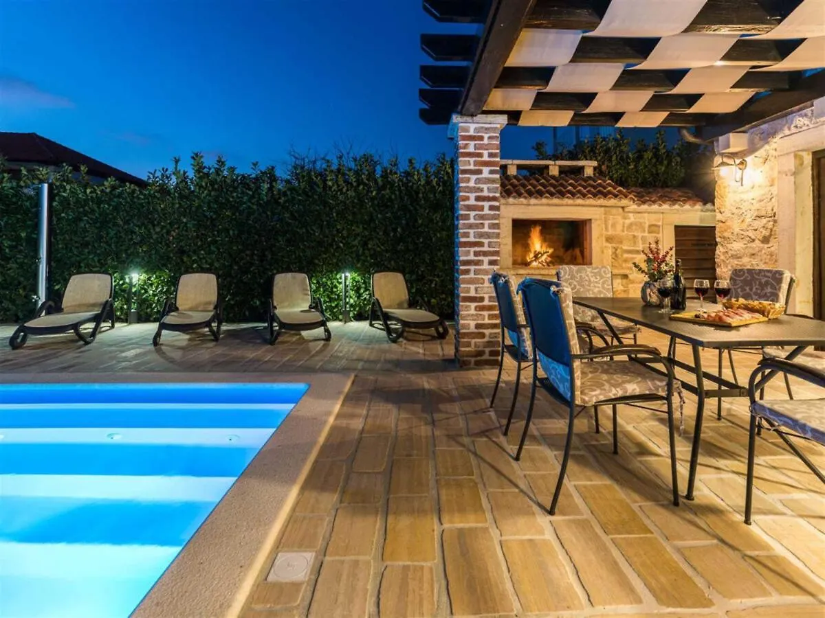 Stone Villa Petit Rustica With Pool Sukosan Croatia